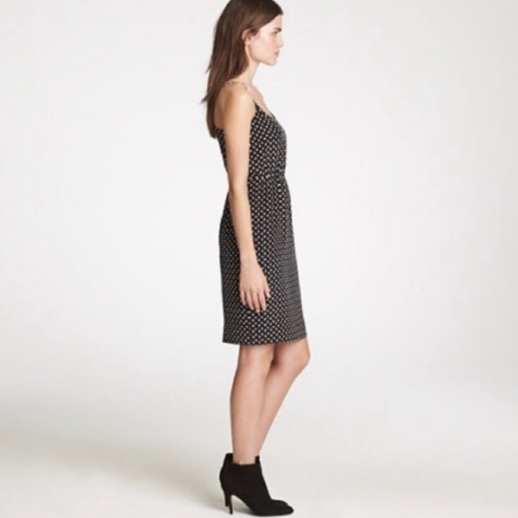 J. Crew Blouson Silk dress in polka dot Size 4 - Picture 2 of 11